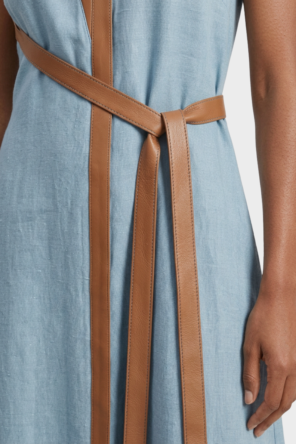 Women's Contrast-Trim Maxi | V-Neck