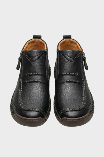 Herren Freizeit-Halbschuhe | Schnürung & Seitenreißverschluss