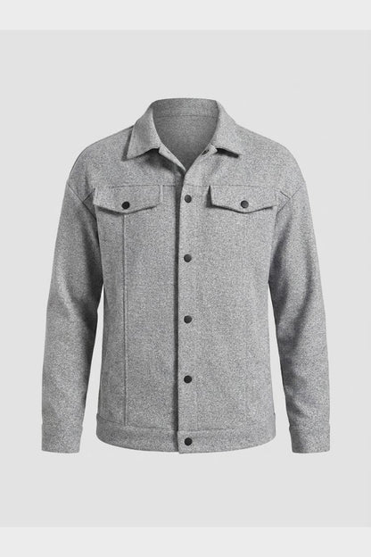 Men's Trucker Jacket | Snap Button Closure