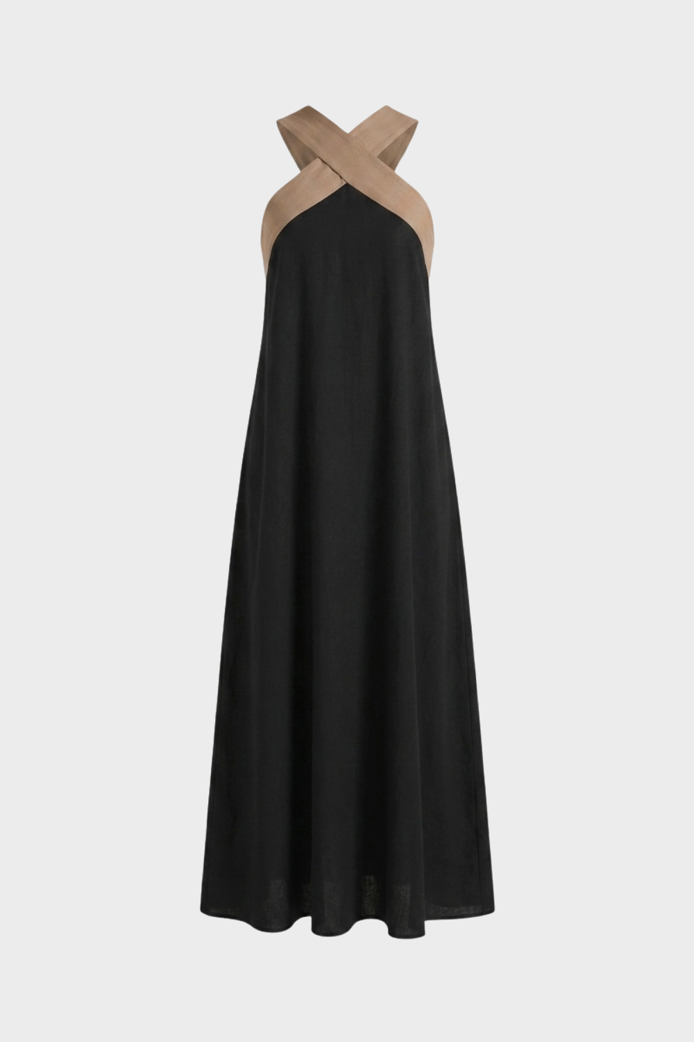 Women's Halter Maxi Dress | Sleeveless