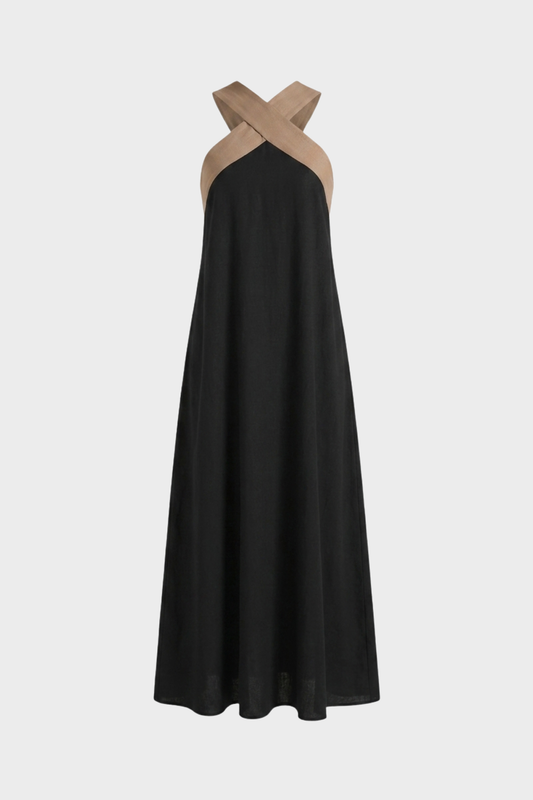 Women's Halter Maxi Dress | Sleeveless