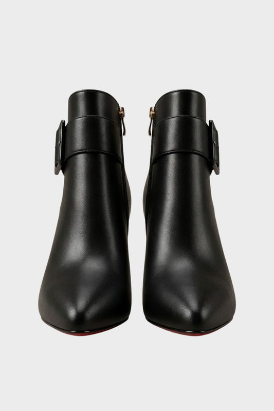 Women's Pointed Ankle Boots | Buckle Strap