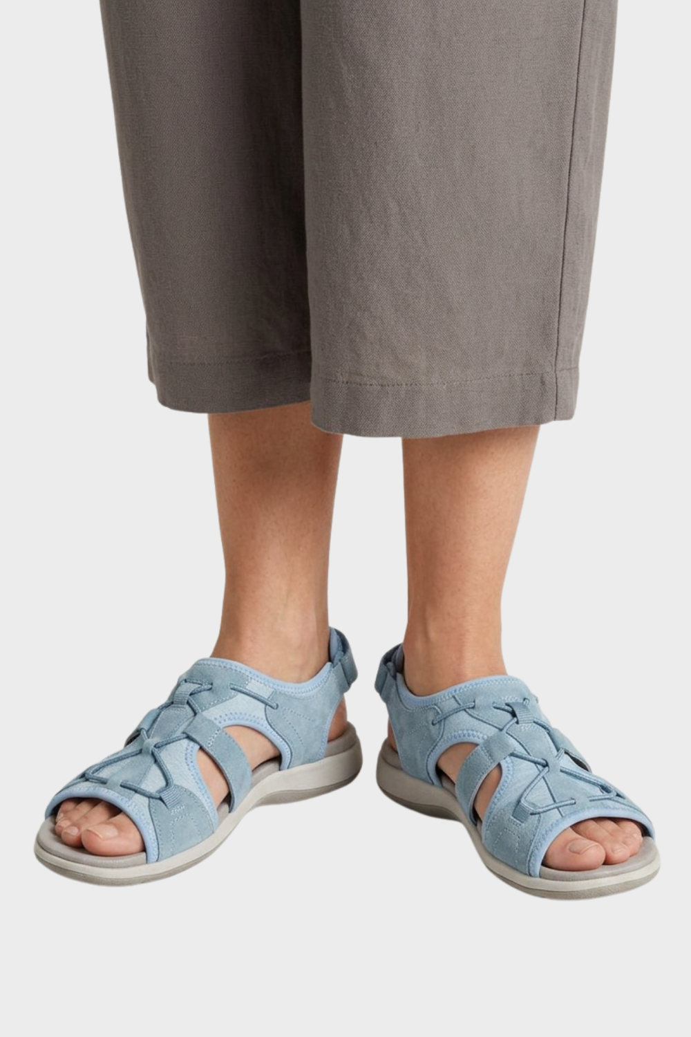 Women's Sandals with Velcro and Straps