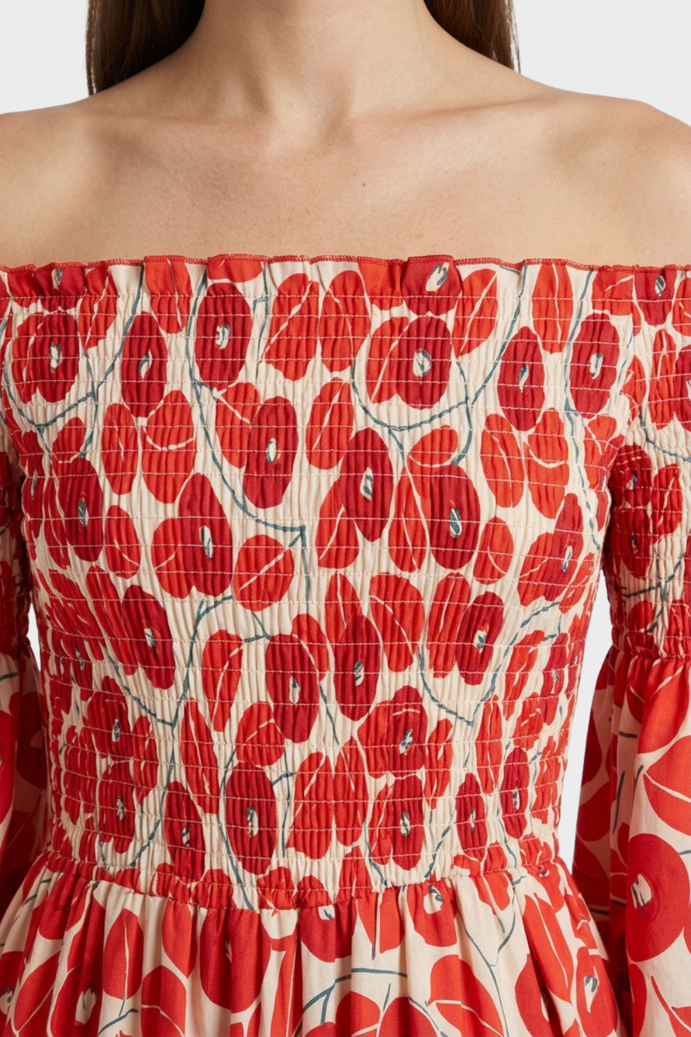 Women's Off-Shoulder Maxi | Smocked