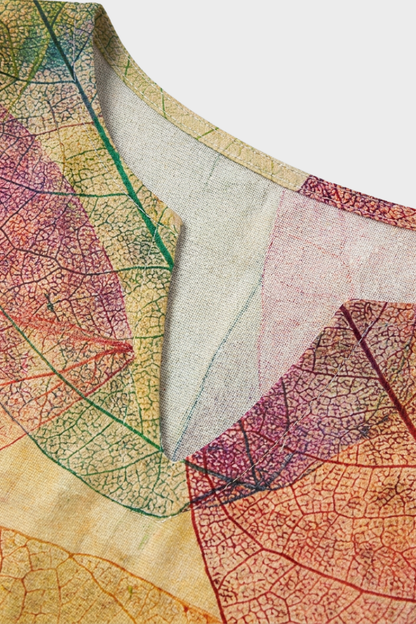 Women's Linen-Look Shift | Printed