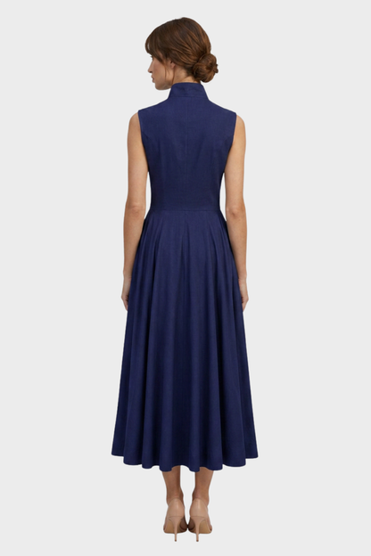 Women's Pleated A-Line Midi | Flare