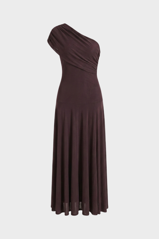 Women's One-Shoulder Maxi | Draped