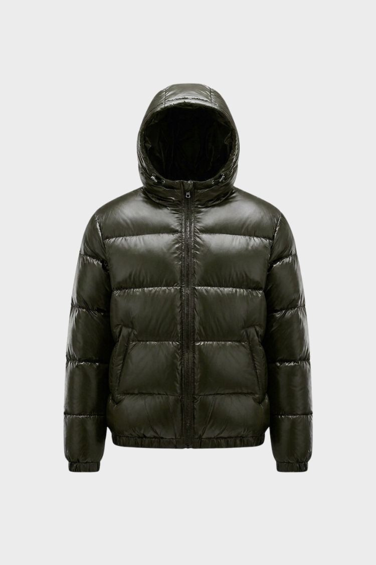 Women's Shiny Puffer Jacket | Hooded Design