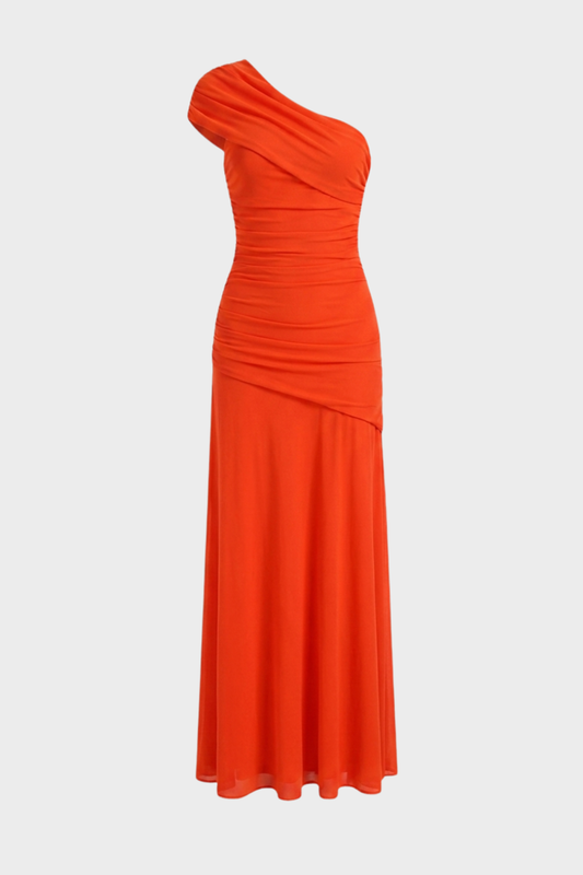 Women's One-Shoulder Maxi | Ruched