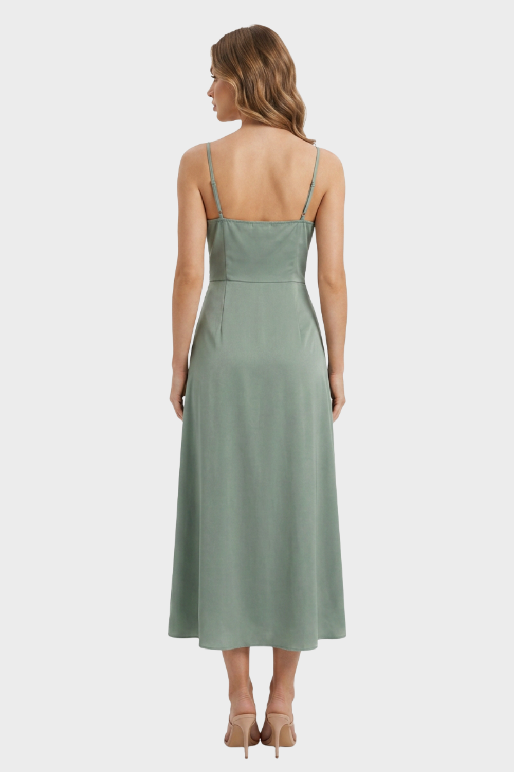 Women's Slip Maxi Dress | V-Neck