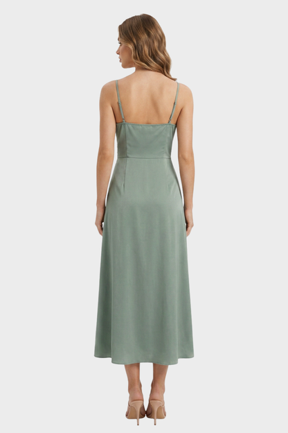 Women's Slip Maxi Dress | V-Neck