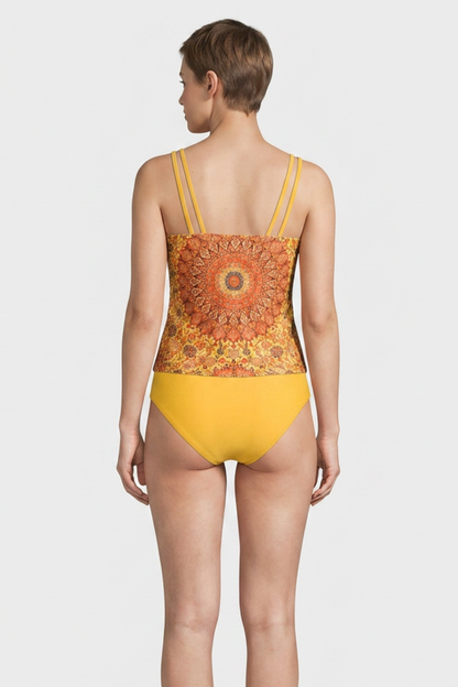 Women's Tankini Swimsuit | Boho Print