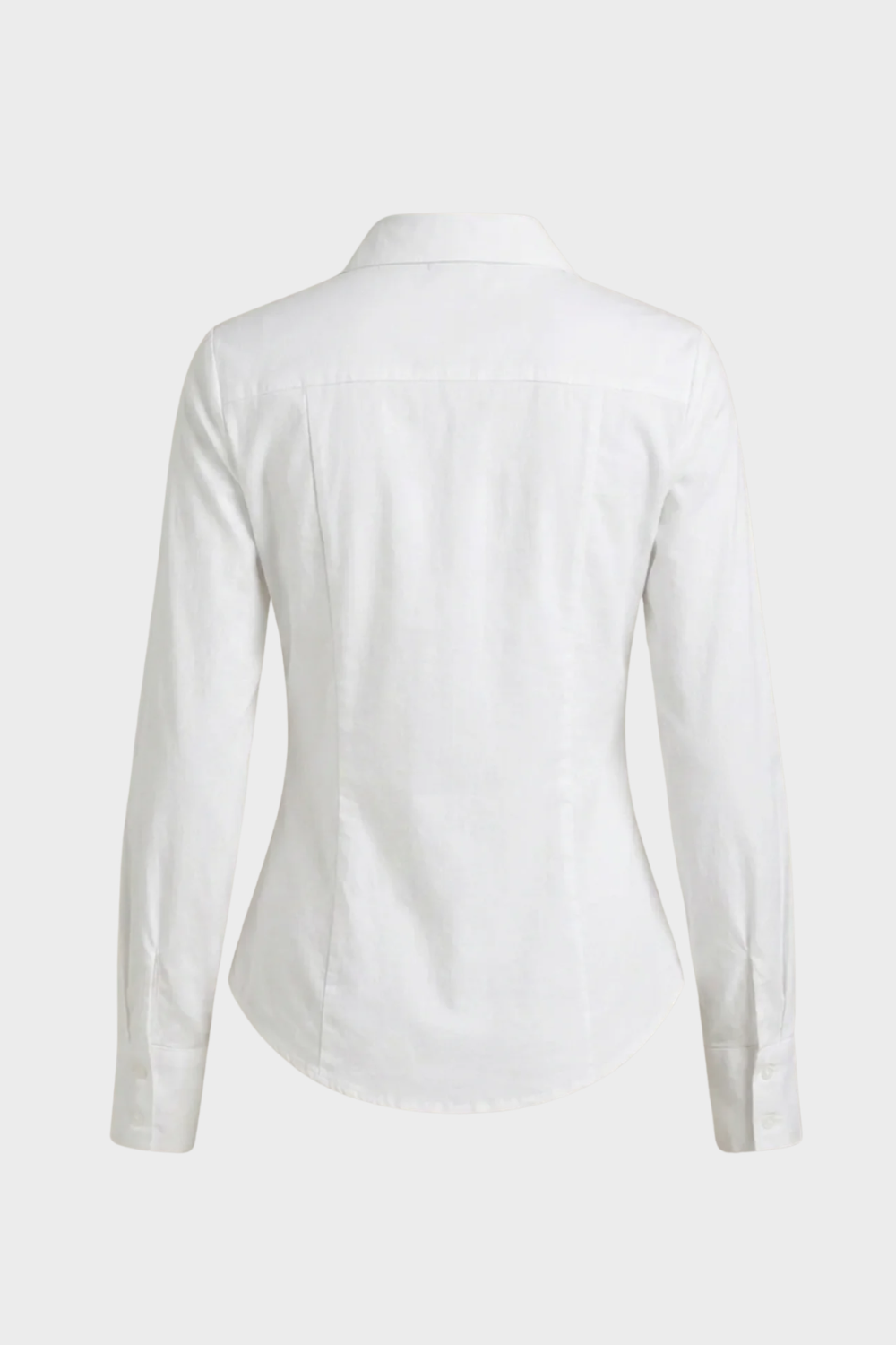 Women's Blouse with V-Neck and Button Placket