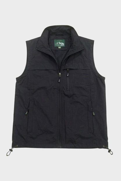 Men's Utility Vest | Stand Collar