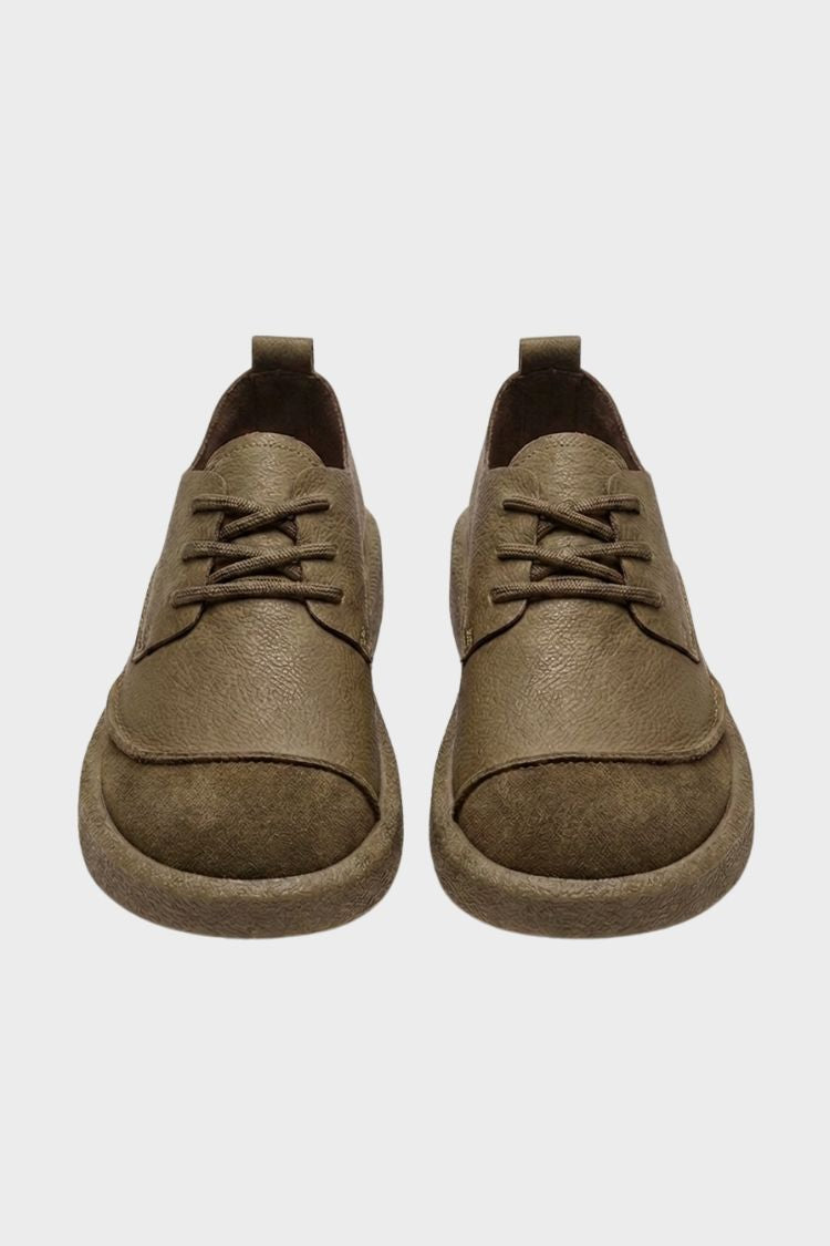 Men's Casual Lace-Up Shoes | Round Toe