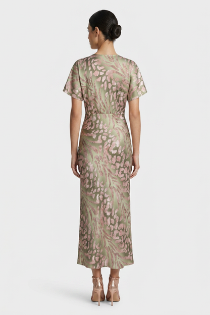 Women's Twist-Front Maxi | Deep V