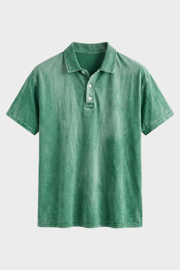 Men's Washed Polo Shirt | Vintage