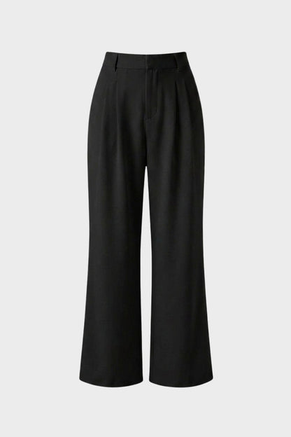 Wide-Leg Trousers for Women with High Waist