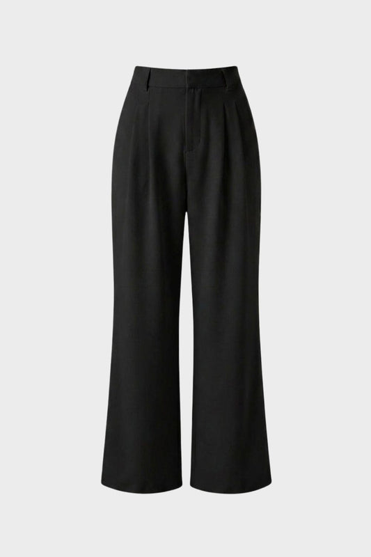 Wide-Leg Trousers for Women with High Waist