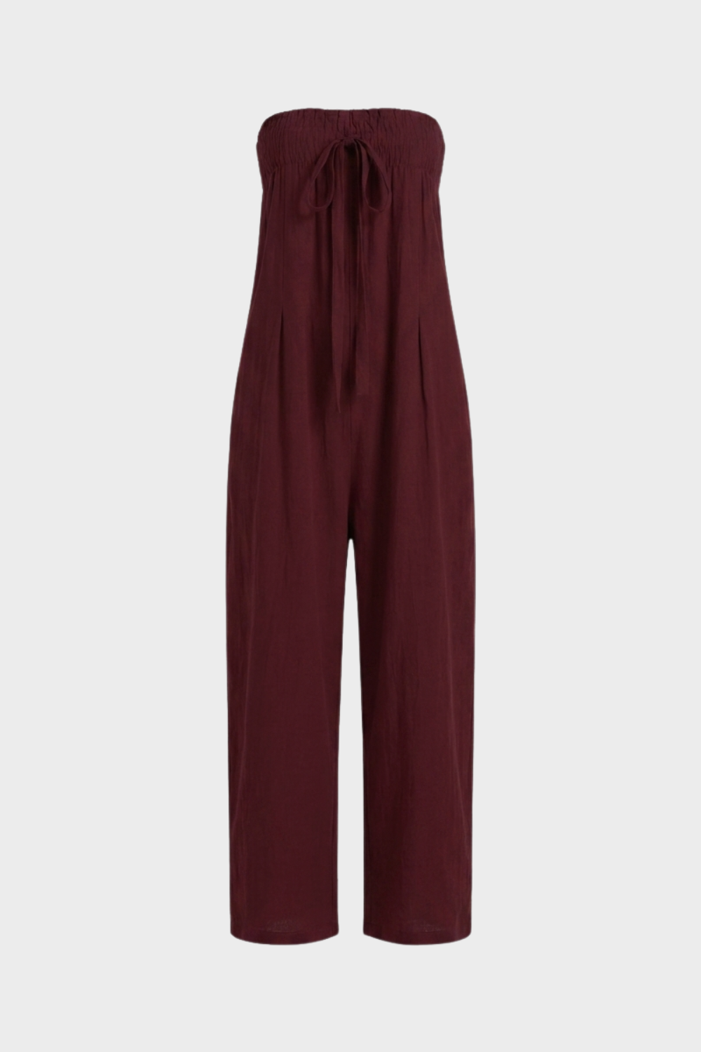 Women's Strapless Jumpsuit | Wide-Leg