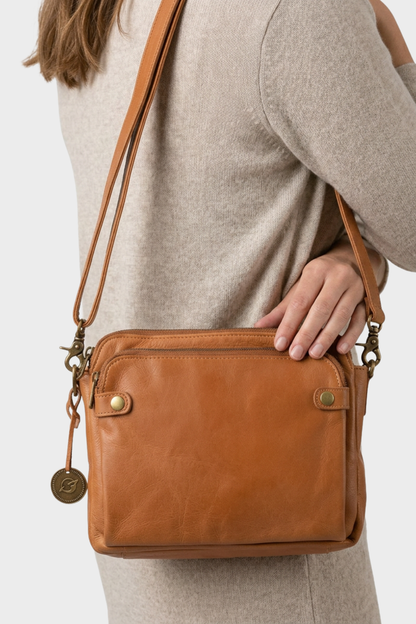 Women's Crossbody Bag with Zipper