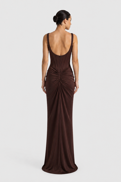 Women's Corset Bodycon Maxi | Backless