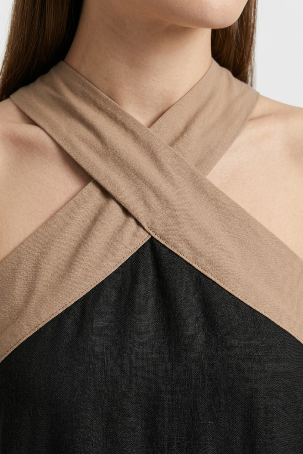 Women's Halter Maxi Dress | Sleeveless