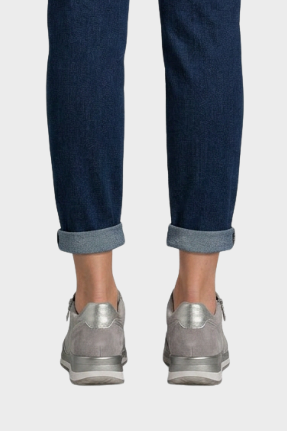 Women's Sneakers with Zip and Laces