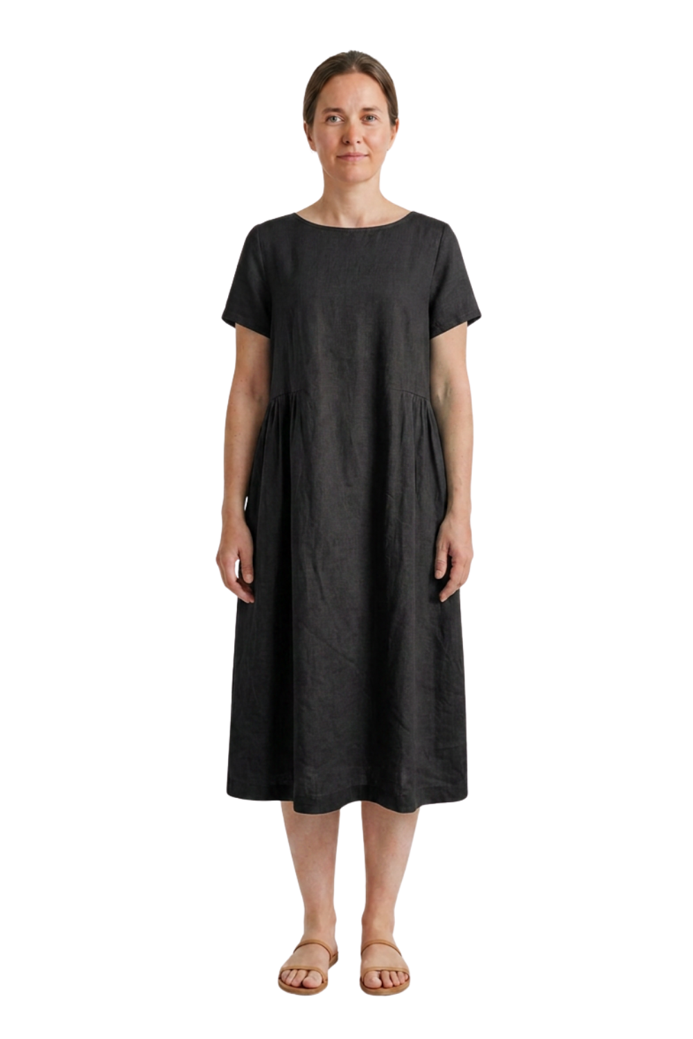 Women's Oversized Linen Maxi | Batwing