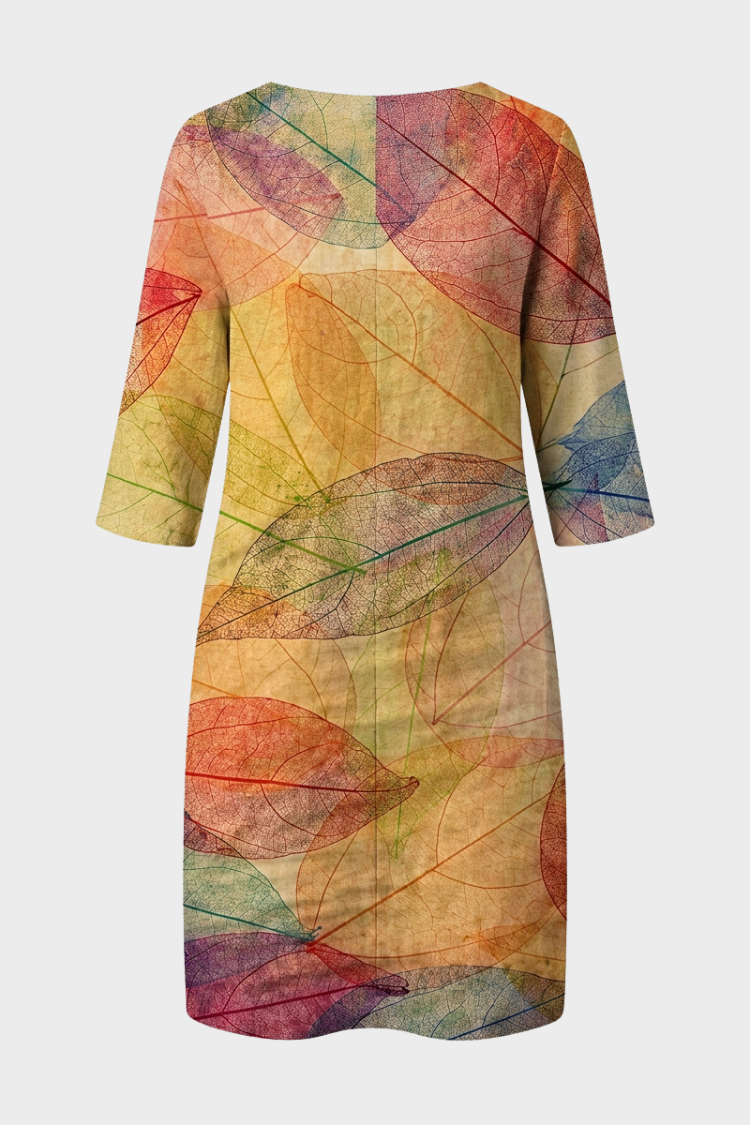 Women's Linen-Look Shift | Printed