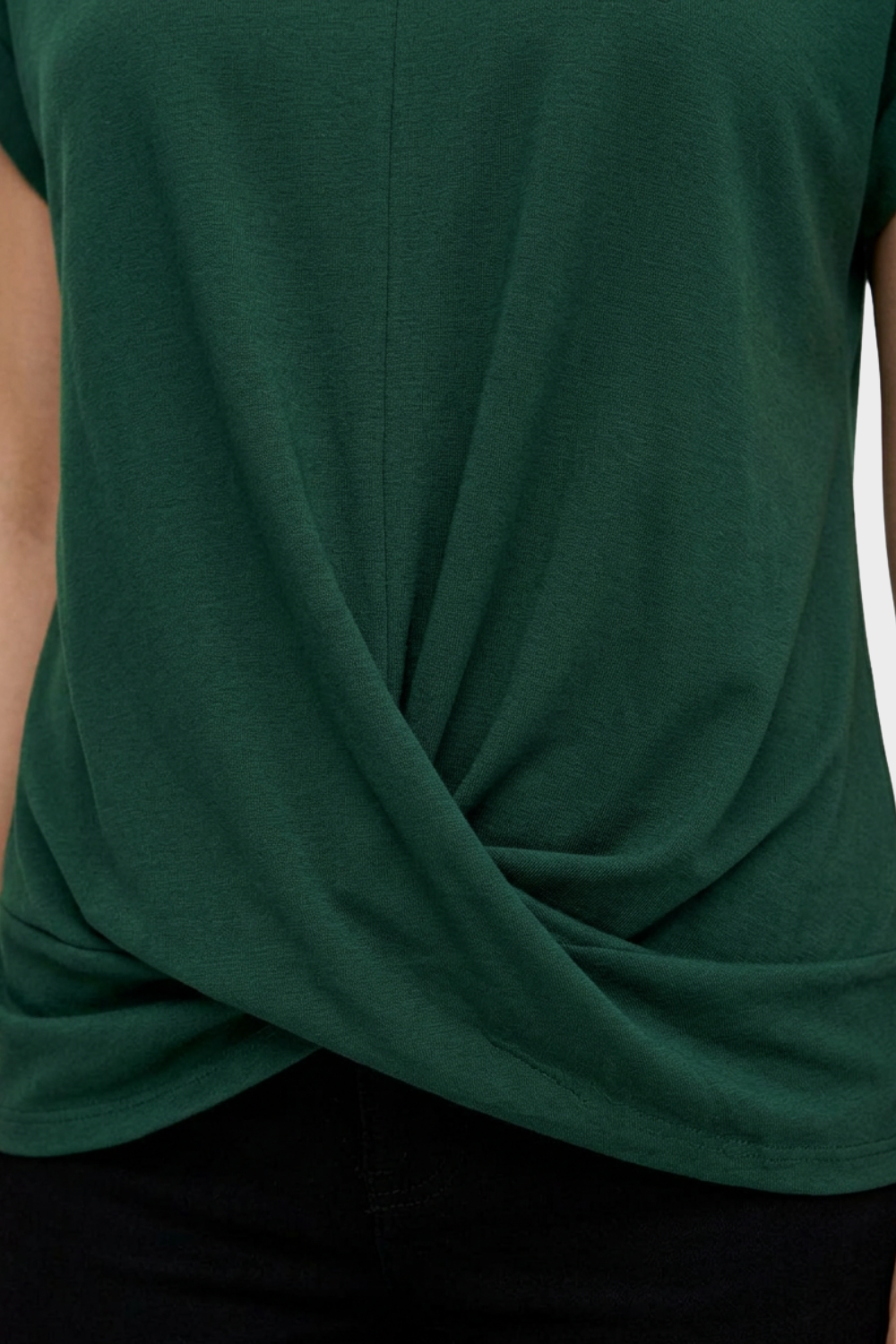 Women's T-Shirt with V-Neck and Short Sleeves