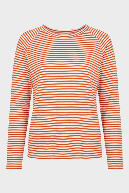 Women's Striped Long-Sleeve Shirt | Raglan