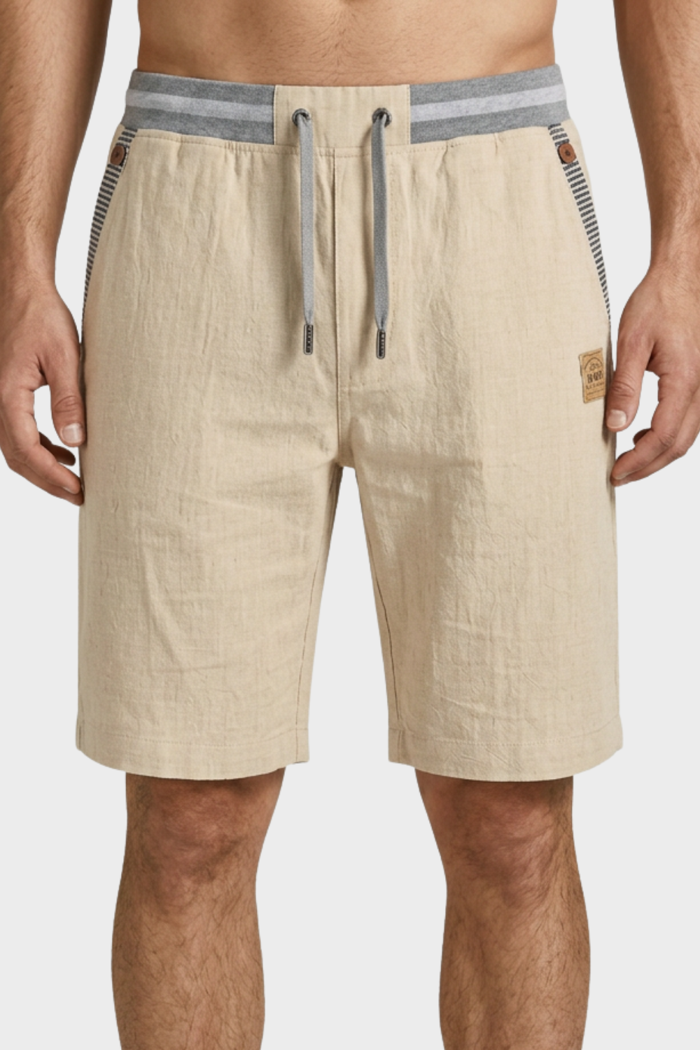 Men's Drawstring Shorts | Contrast Waistband