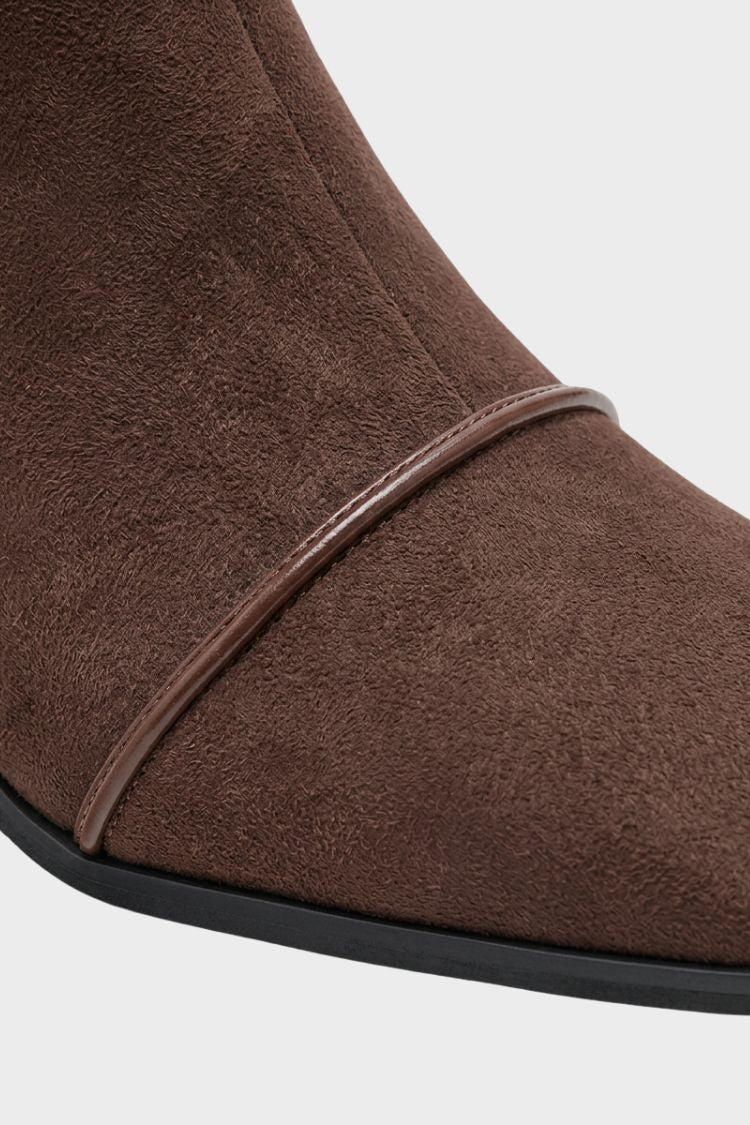 Women's Square Ankle Boots | Block Heel