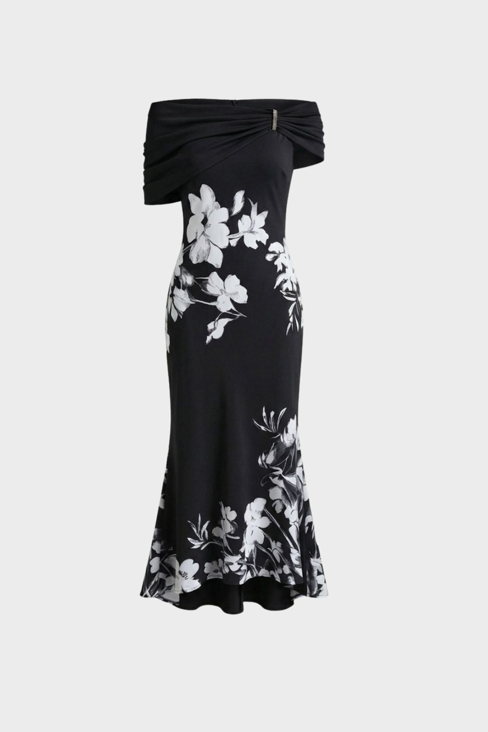 Women's Bardot Floral Midi | Fishtail
