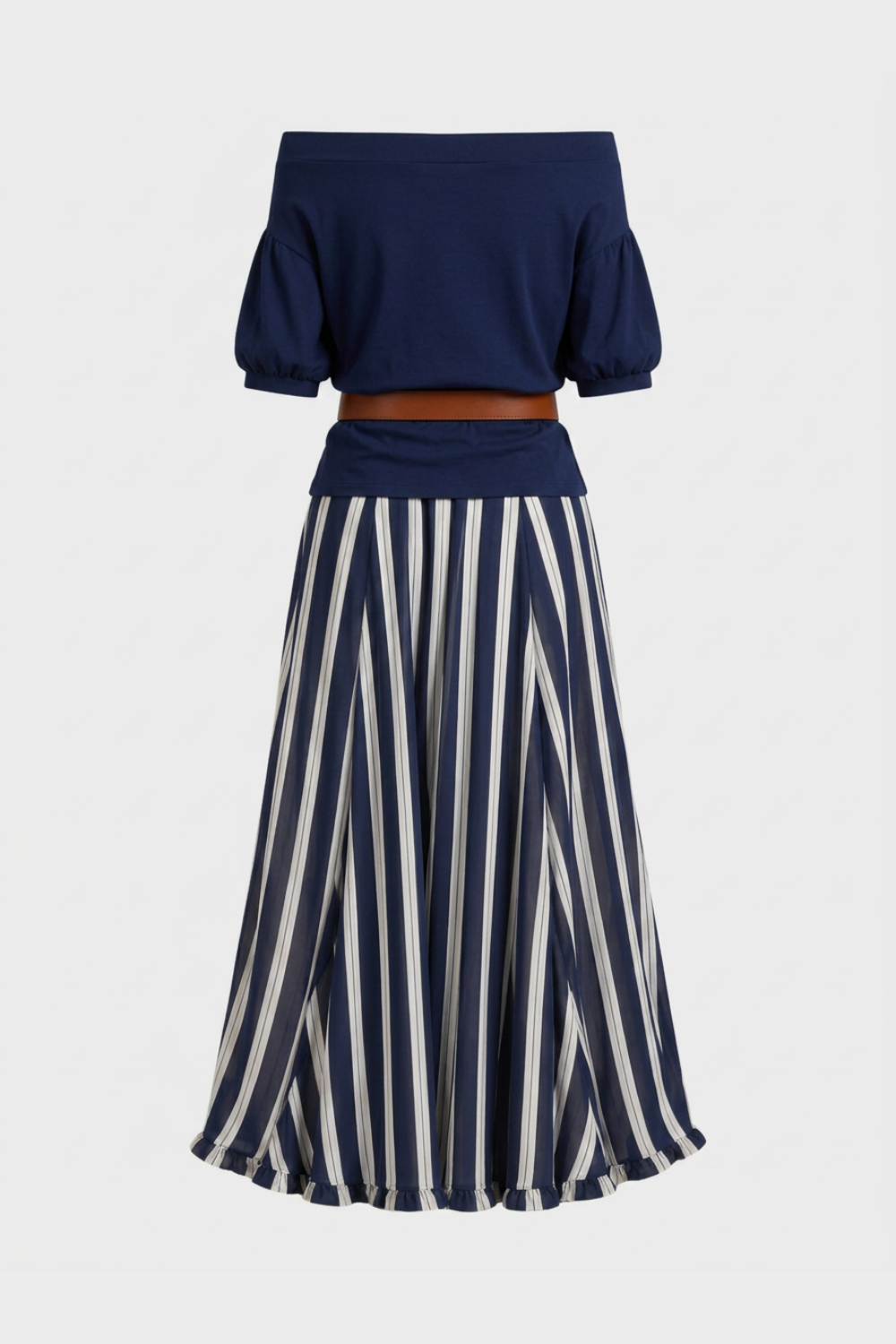 Women's Boho Skirt Set | Off-Shoulder