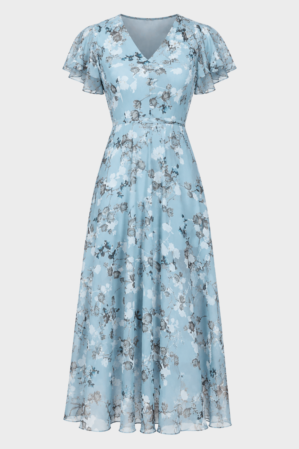 Women's Floral Wedding Maxi | Flutter
