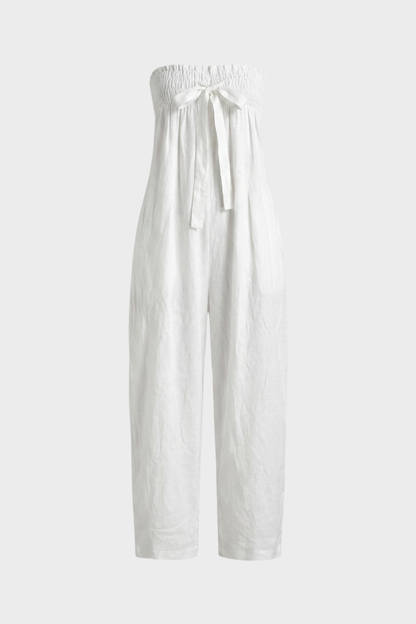 Women's Strapless Jumpsuit | Wide-Leg