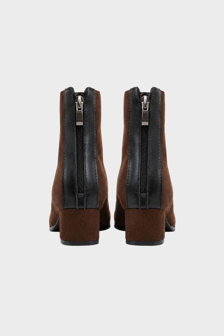 Women's Square Ankle Boots | Block Heel