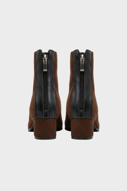 Women's Square Ankle Boots | Block Heel