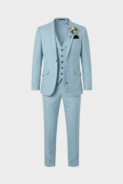 Men's Slim Fit Three-Piece Suit