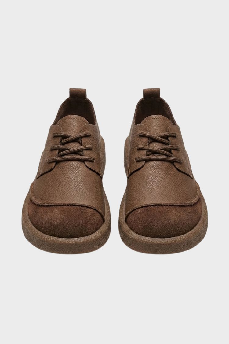 Men's Casual Lace-Up Shoes | Round Toe