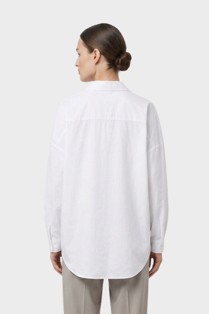 Women's Long Sleeve Shirt Blouse with Collar