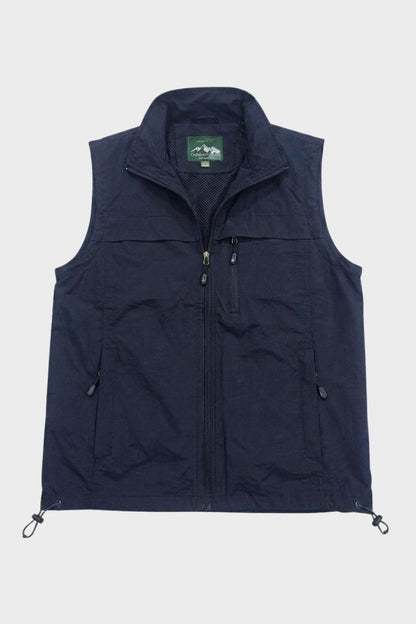 Men's Utility Vest | Stand Collar