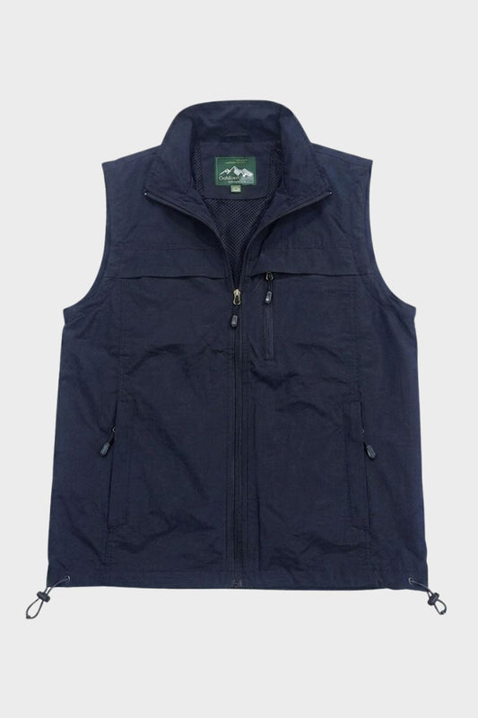 Men's Utility Vest | Stand Collar