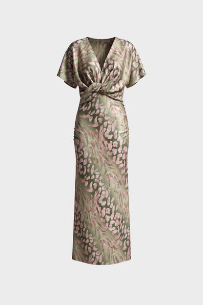Women's Twist-Front Maxi | Deep V