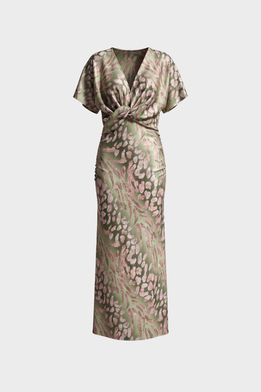 Women's Twist-Front Maxi | Deep V
