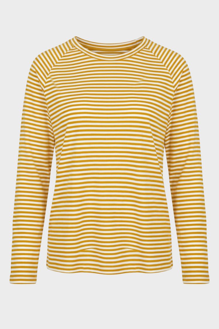 Women's Striped Long-Sleeve Shirt | Raglan