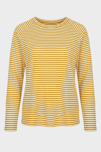 Women's Striped Long-Sleeve Shirt | Raglan