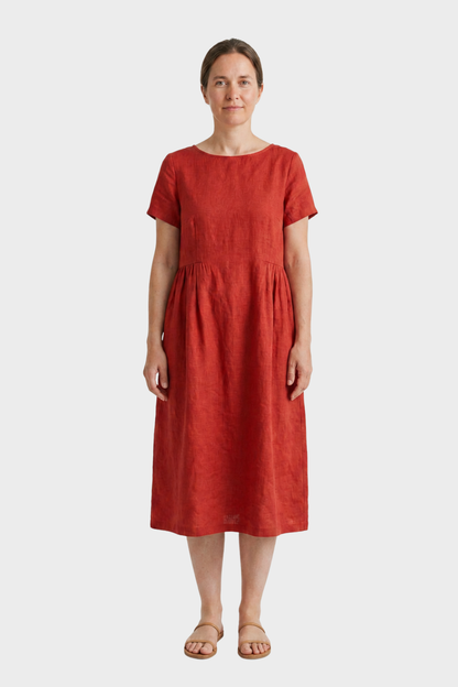 Women's Oversized Linen Maxi | Batwing